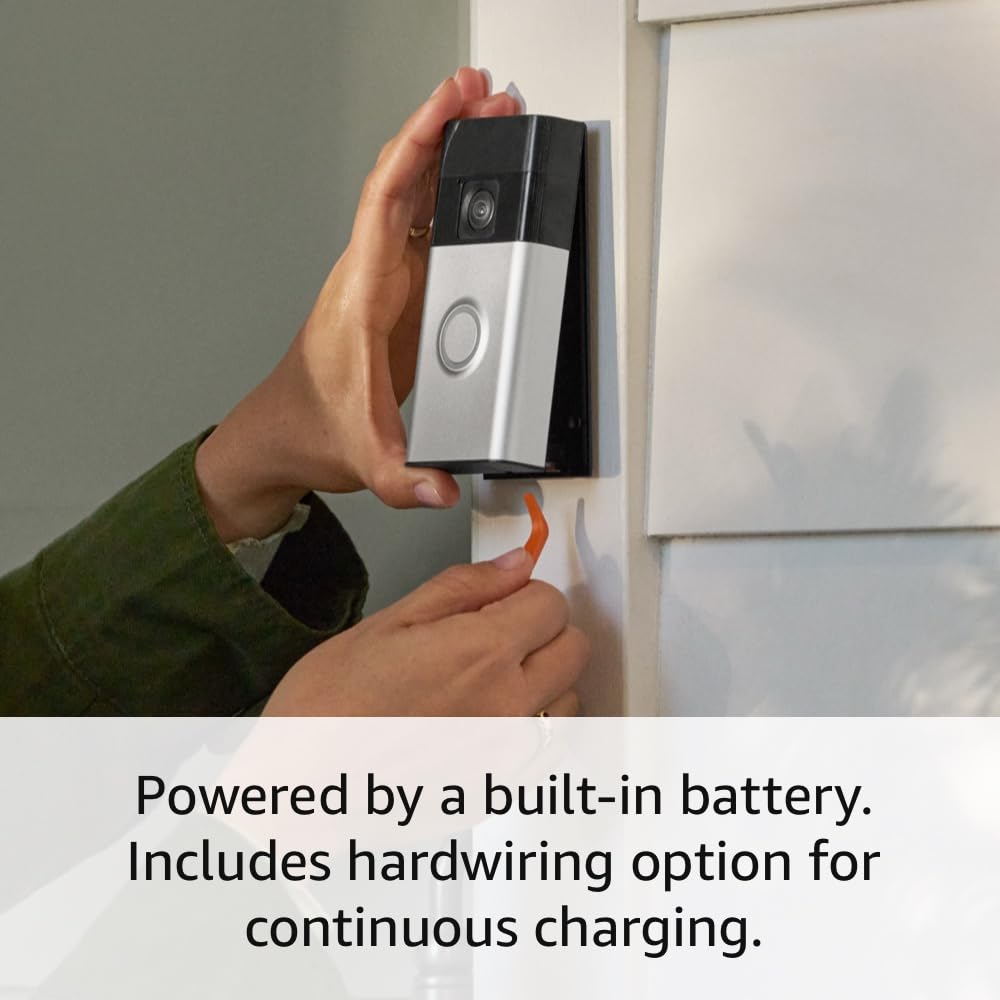 Ring Battery Doorbell | Home or business security with Head-to-Toe Video - Image 4