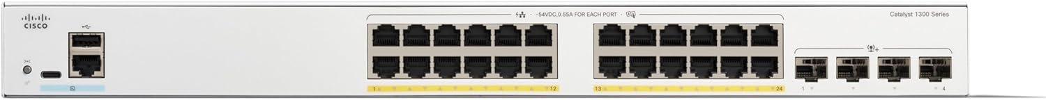 Cisco Catalyst 1300-24FP-4X Managed Switch - Image 5