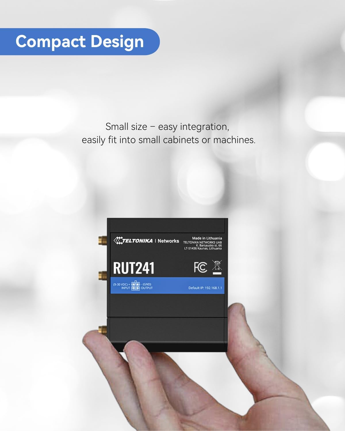 Teltonika RUT241098000 (US Version) Industrial 4G LTE Cellular Router - Image 6