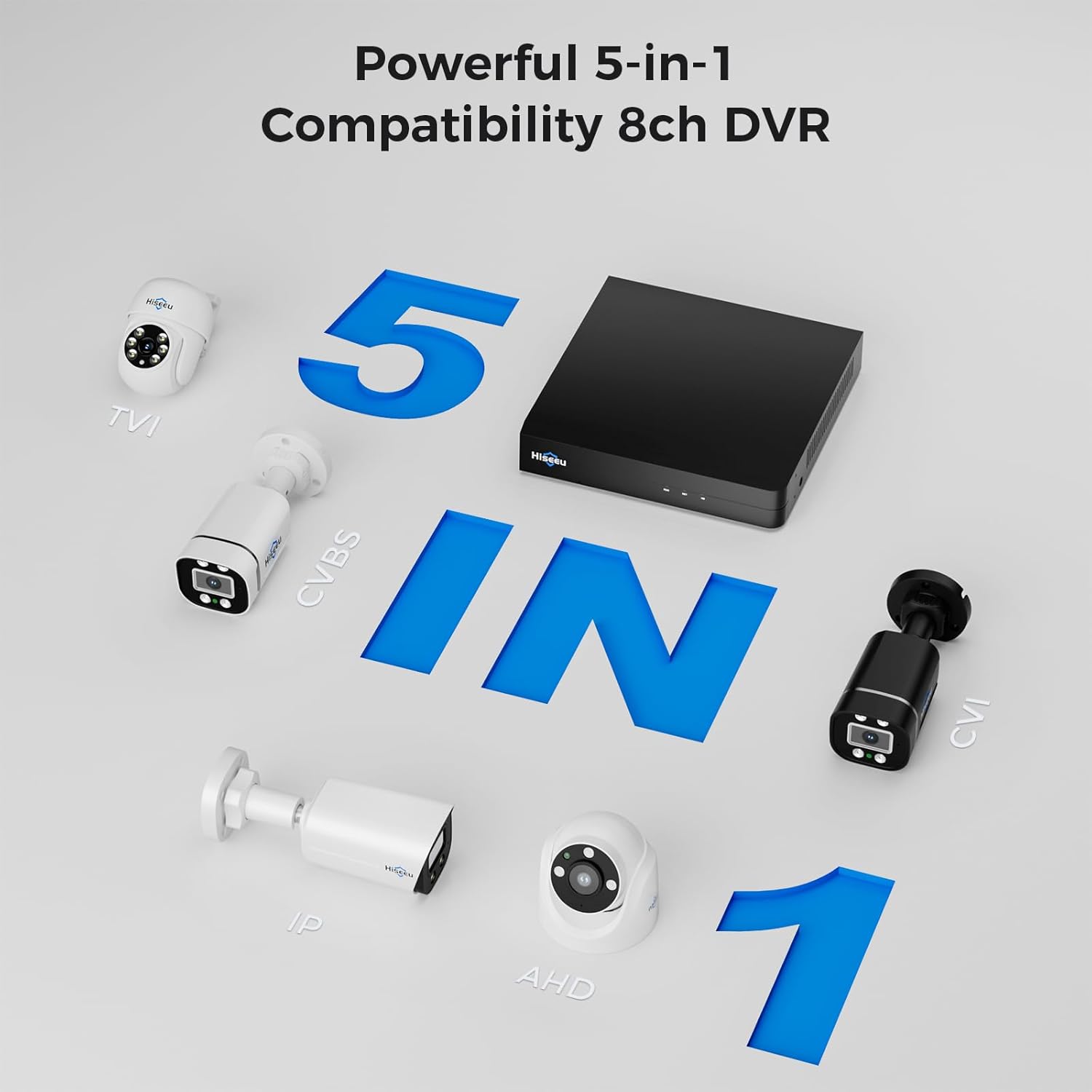 Hiseeu 3K Wired Outdoor Security Camera System - Image 4