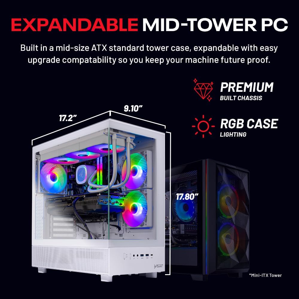 Skytech Gaming Azure 3 Desktop PC - Image 3