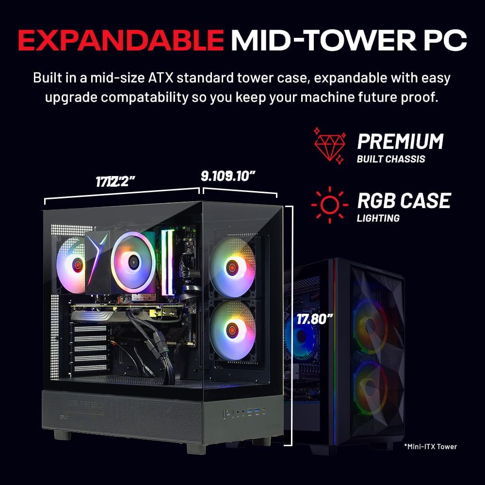 Skytech Gaming Azure 3 Desktop PC - Image 4