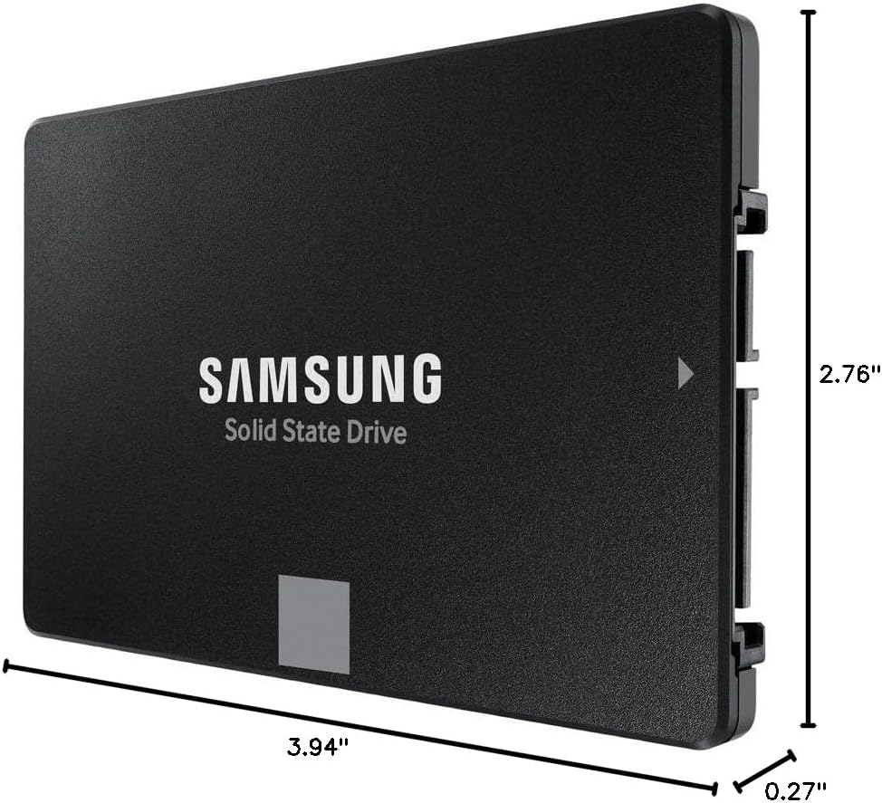 SAMSUNG 870 EVO 4TB 2.5 Inch SATA III Internal SSD (MZ-77E4T0B/AM) , Black - Image 2