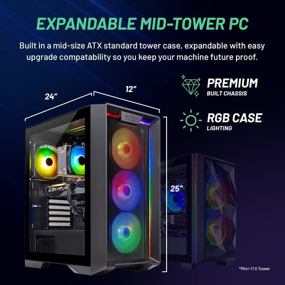 Skytech Nebula Gaming PC Desktop - Image 2