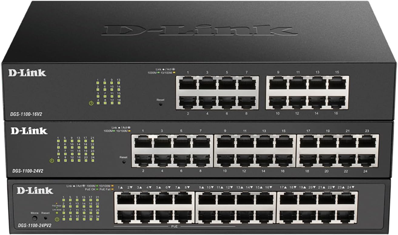 D-Link 16-Port Gigabit Smart Managed Switch - Image 2