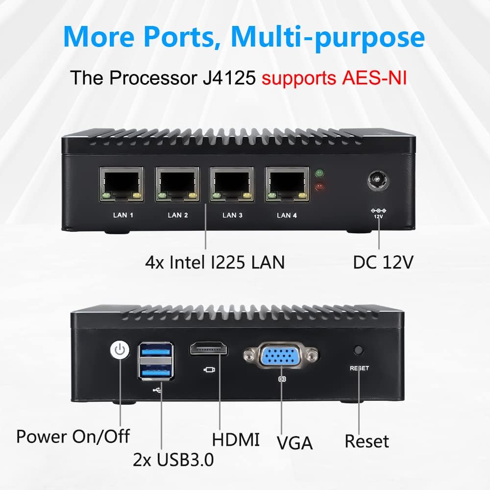 Micro Firewall Appliance Intel J4125 Quad Core - Image 7