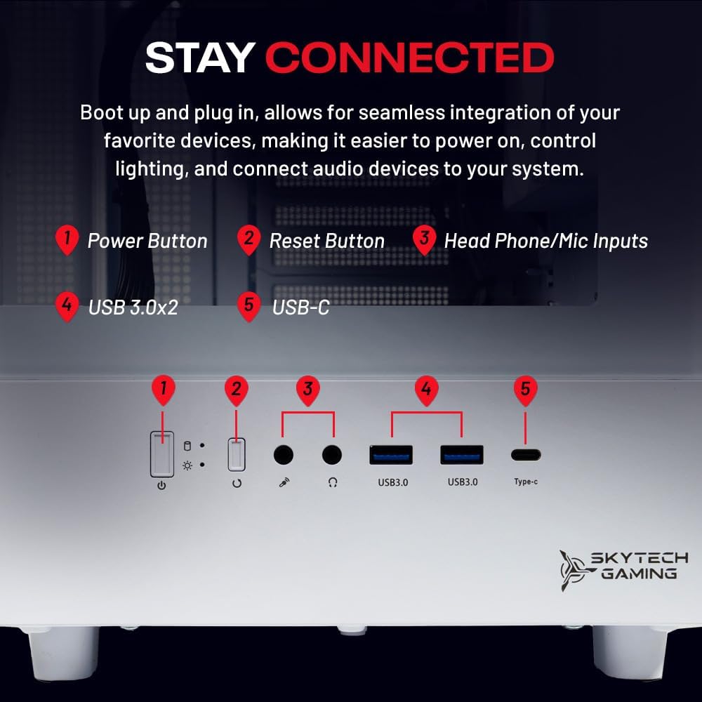 Skytech Gaming Azure 3 Desktop PC - Image 2