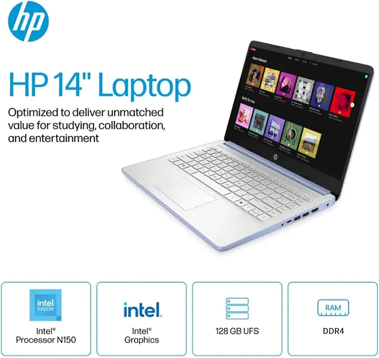 HP 14" HD Student Business Laptop - Image 2