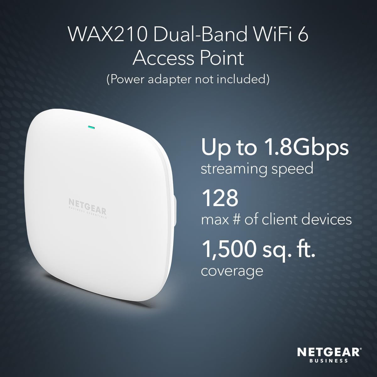 NETGEAR Wireless Access Point (WAX210) - WiFi 6 Dual-Band AX1800 Speed - Image 7