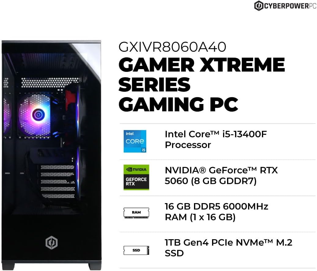 CyberPowerPC Gamer Xtreme VR Gaming PC - Image 11