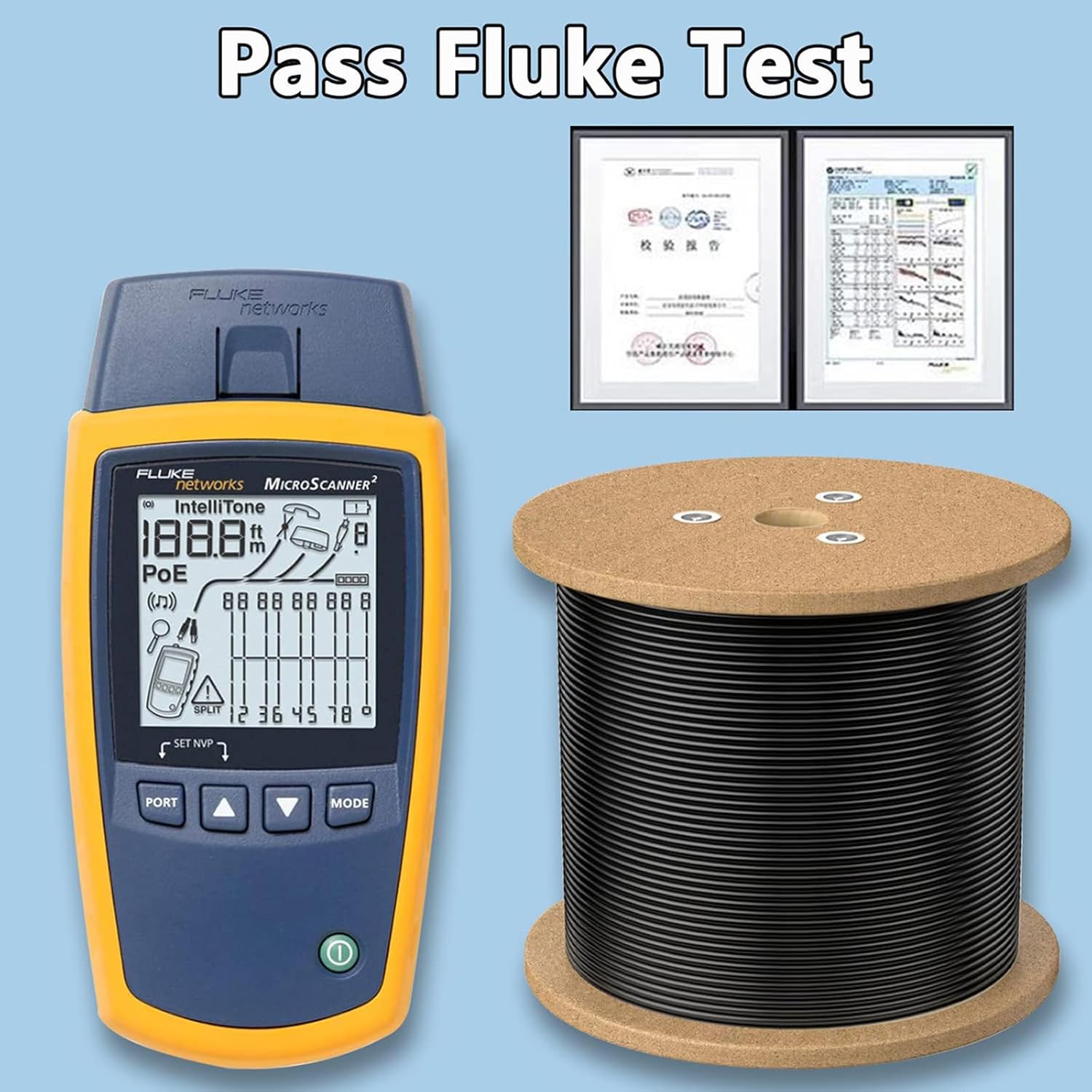 Cat7 Ethernet Cable 650ft Pure Copper - Image 6