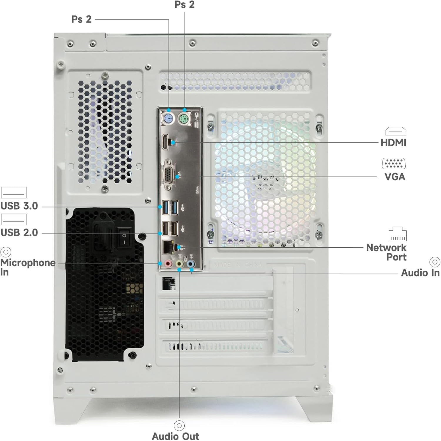 LXZ Desktop PC Computer Ryzen 5-5600GT - Image 6