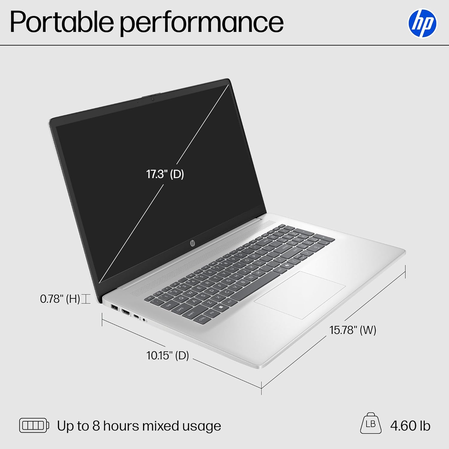 HP 17.3 inch Laptop, FHD Display - Image 9