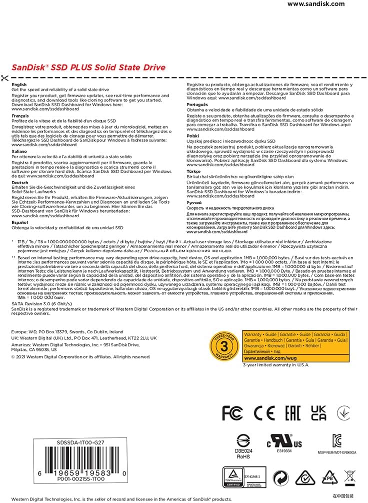 SanDisk SSD PLUS 1TB Internal SSD - Image 3