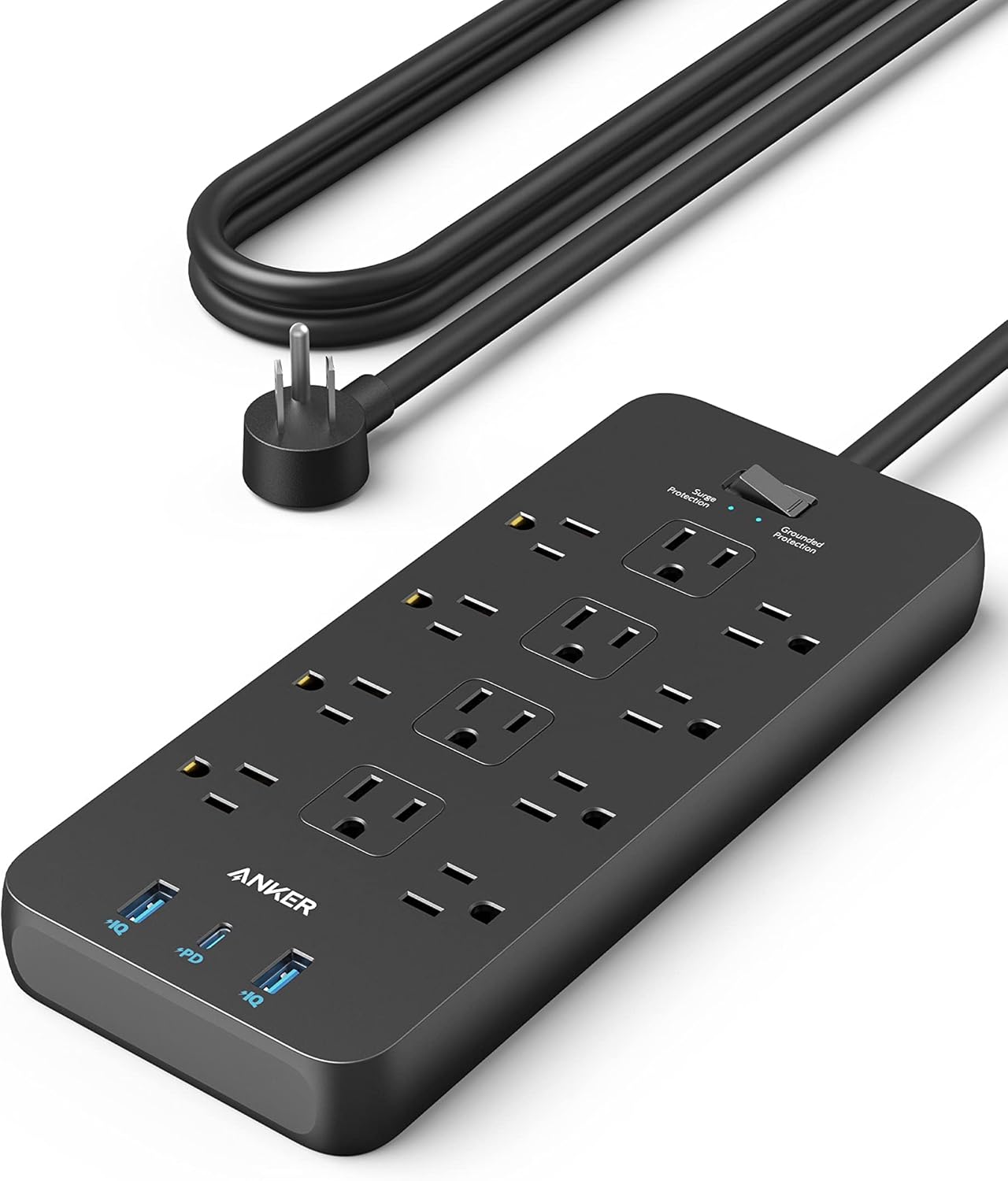 Anker Power Strip Surge Protector (2100J),