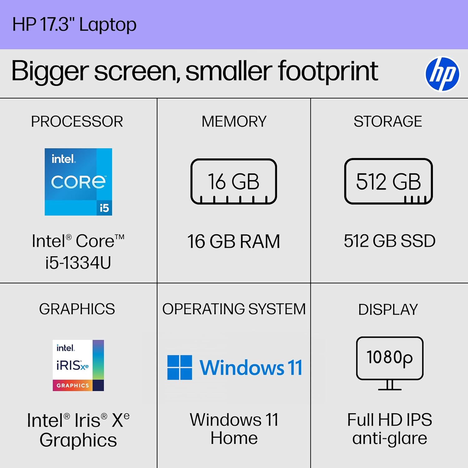 HP 17.3 inch Laptop, FHD Display - Image 12
