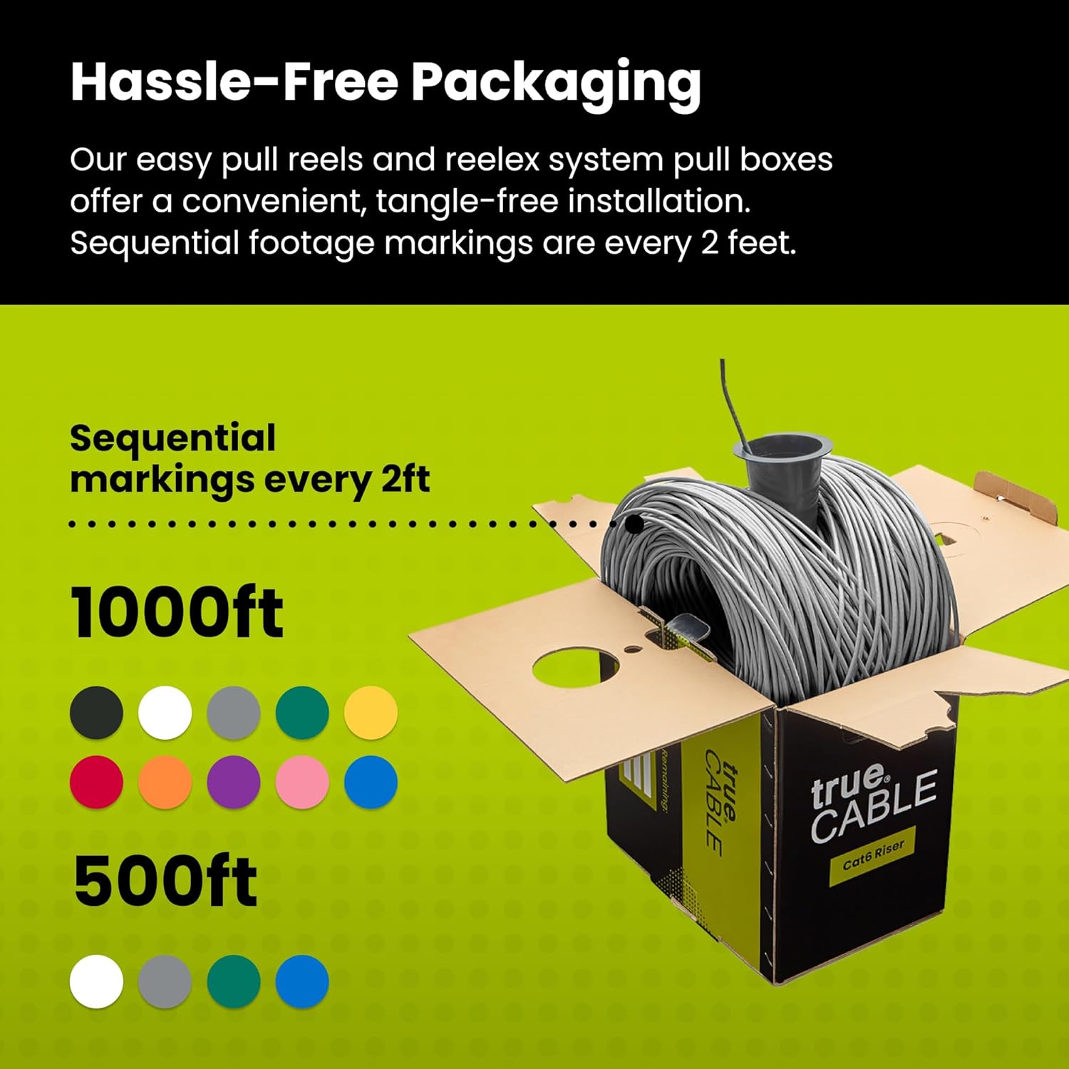 trueCABLE Cat6 Riser (CMR) - Image 4