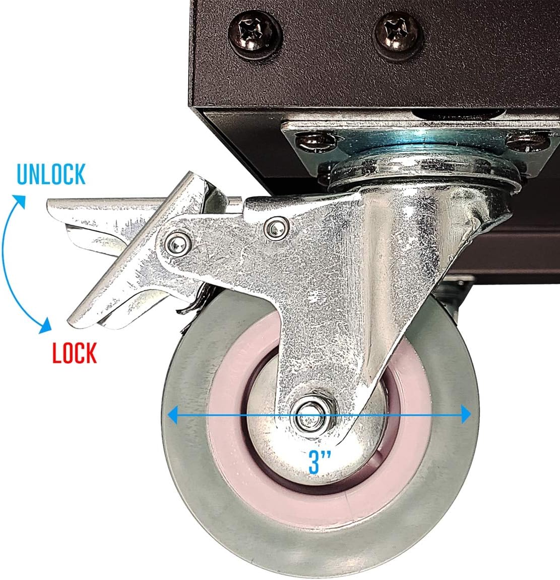 AxcessAbles 12U AV Equipment Rack 19-Inch Steel Open - Image 3
