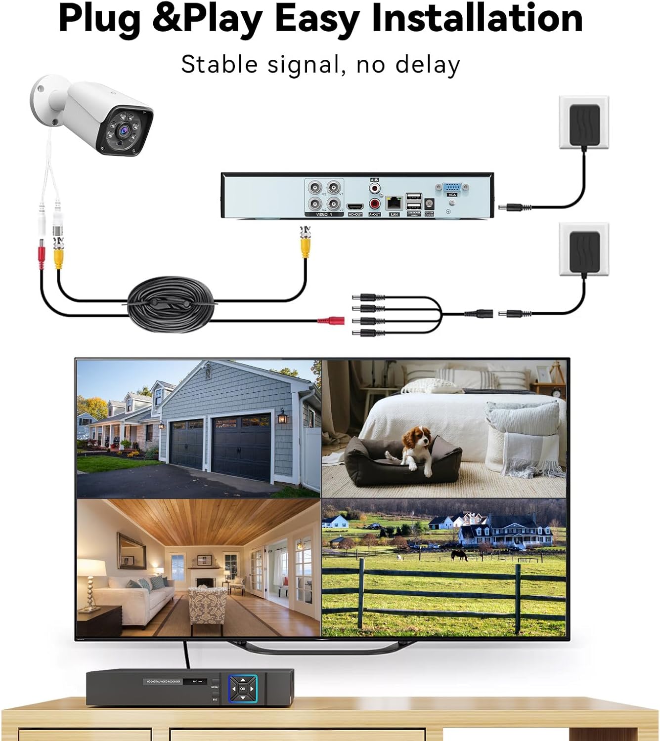 Wired Security Camera System Outdoor - Image 8