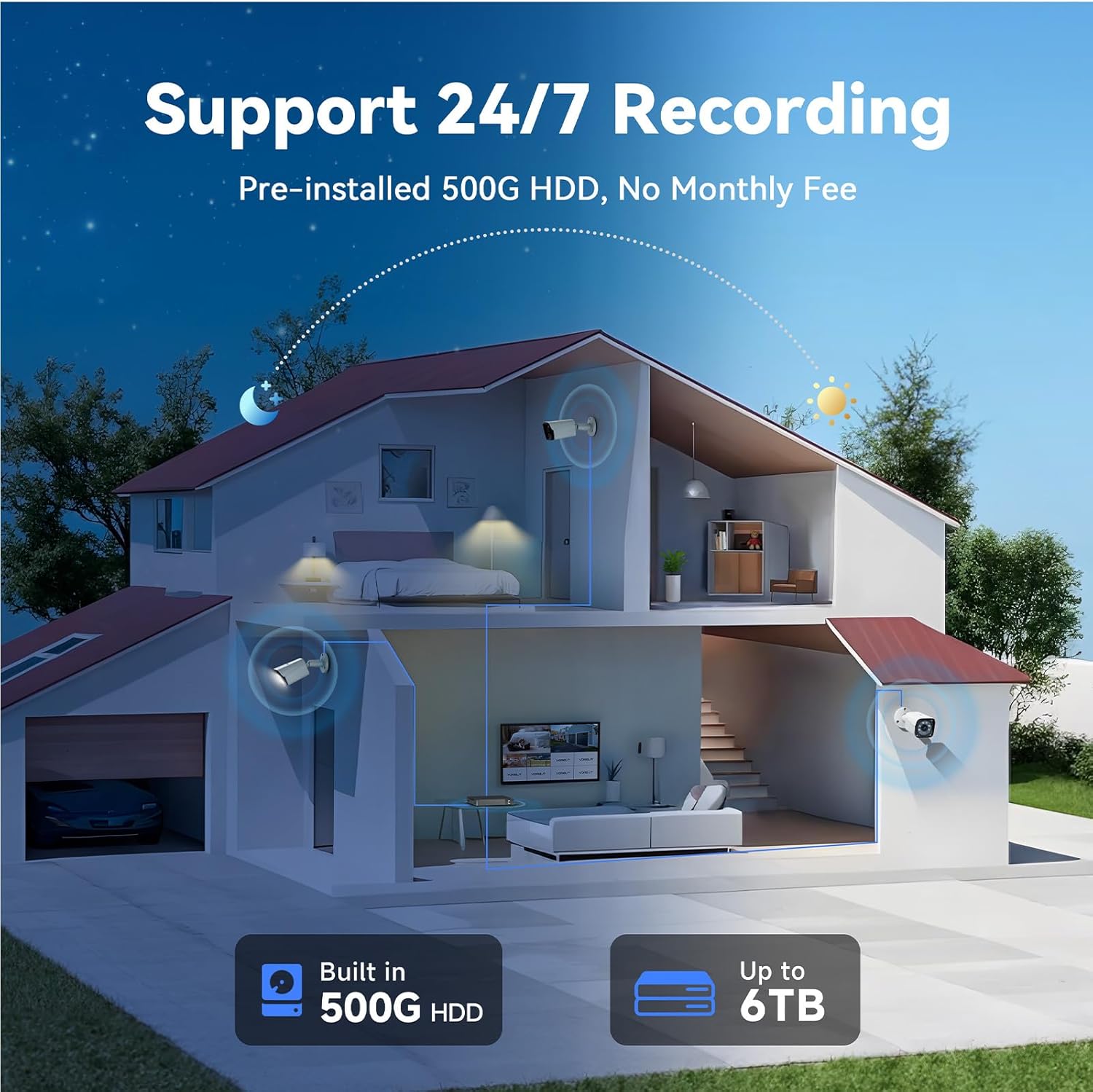 Wired Security Camera System Outdoor - Image 5