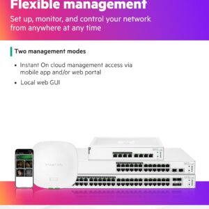 Aruba Instant On 1830 8-Port Gb Smart Switch | Fanless | US Cord (JL810A#ABA)