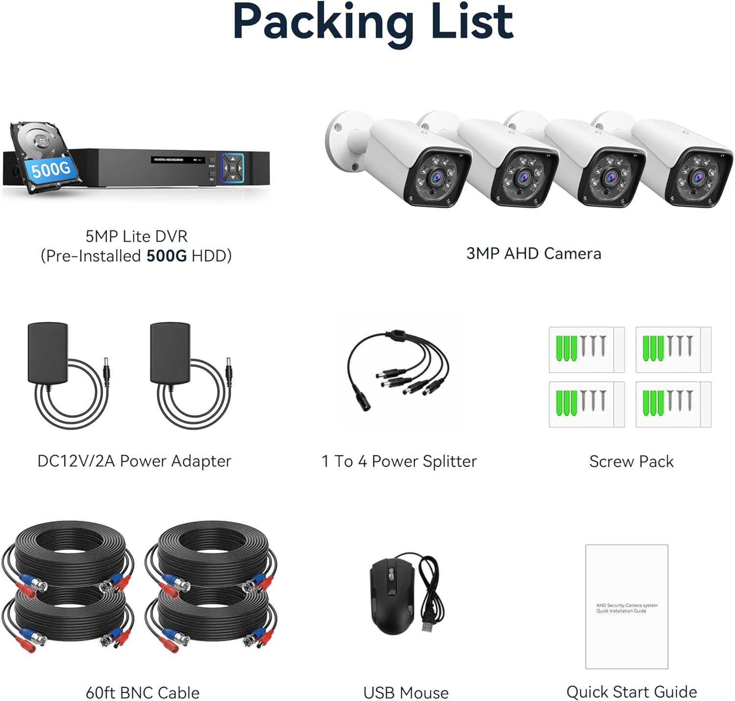 Wired Security Camera System Outdoor - Image 2