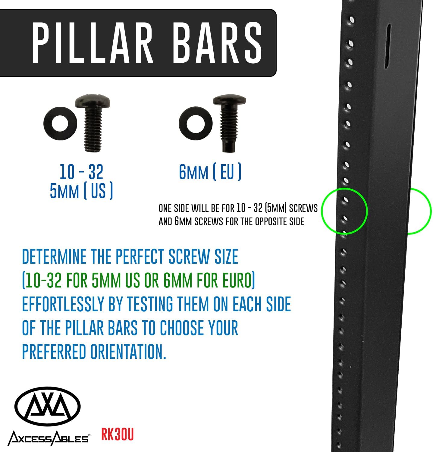 AxcessAbles 12U AV Equipment Rack 19-Inch Steel Open - Image 2