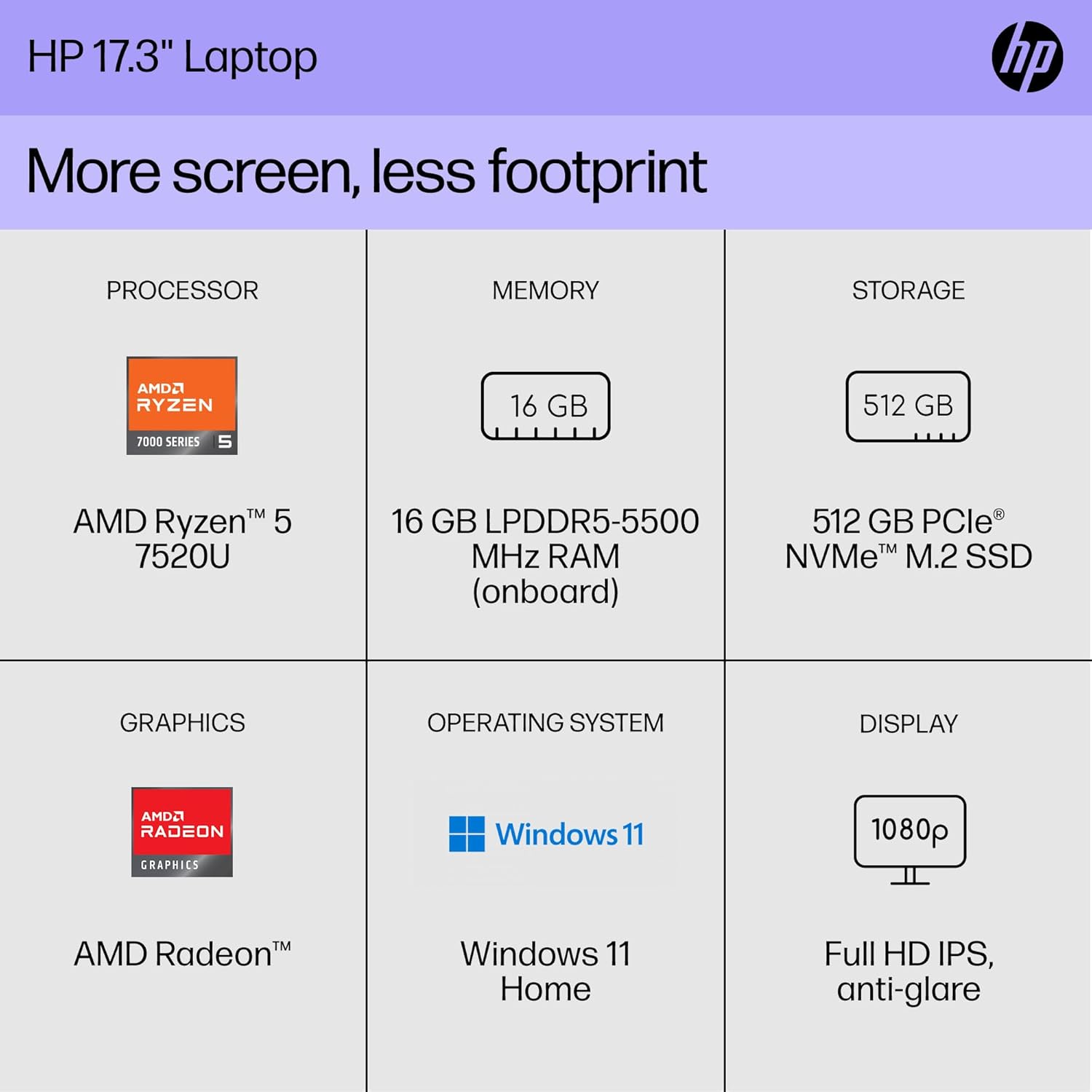 HP 17.3 inch Laptop, FHD Display - Image 10