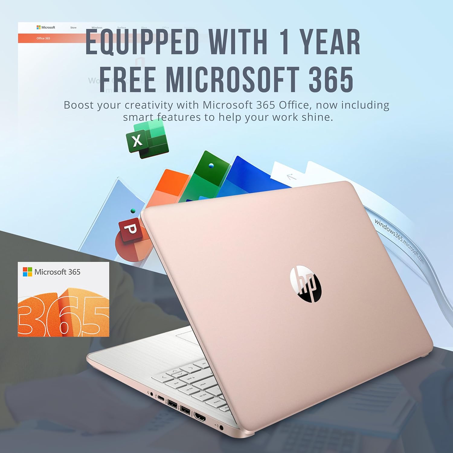 HP Stream 14" HD BrightView Laptop - Image 6