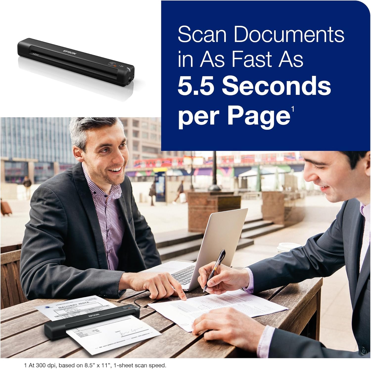 Epson WorkForce ES-50 Portable Sheet-Fed Document Scanner for PC and Mac - Image 6
