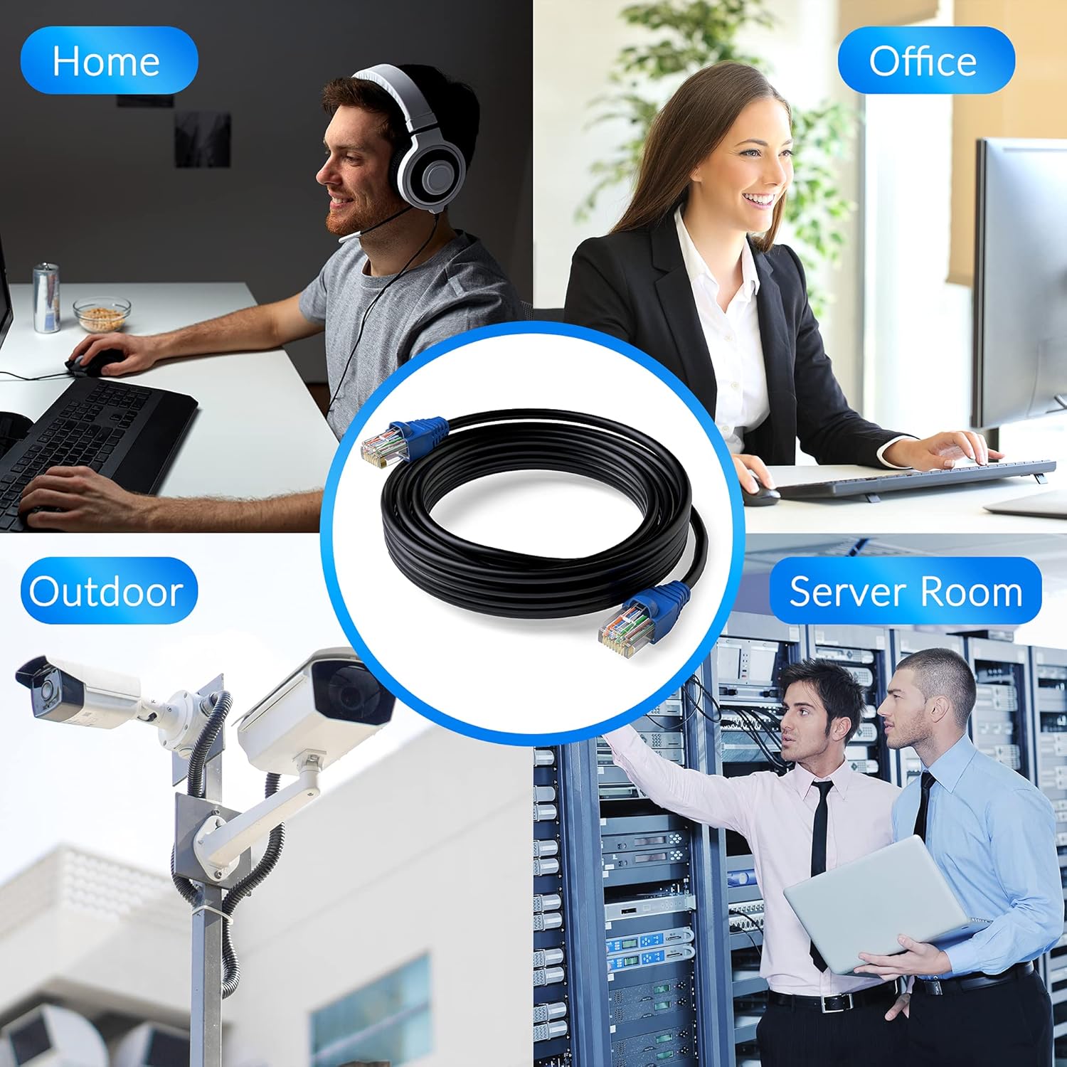 Cat6 Outdoor Ethernet Cable 150ft - Image 4