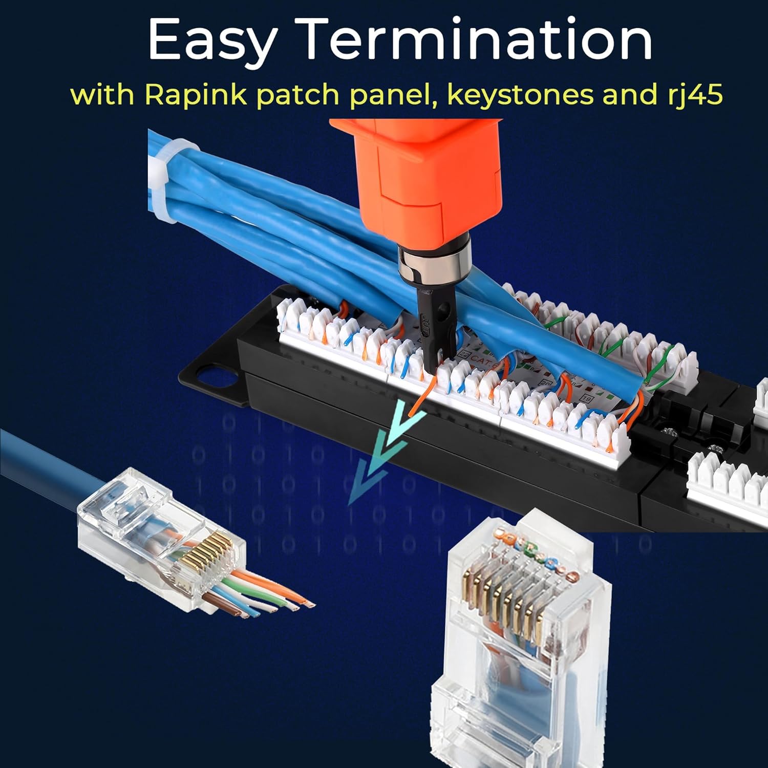 Rapink Cat6 Ethernet Cable 1000ft - Image 2