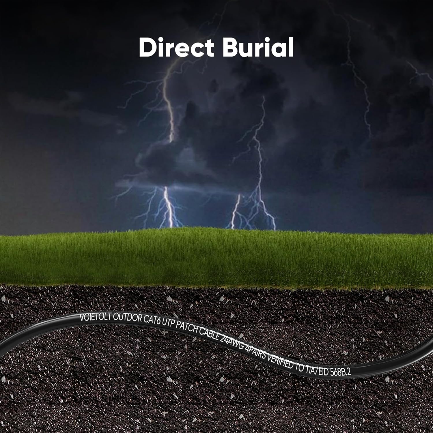 Cat 6 Outdoor Ethernet Cable 100 ft - Image 9