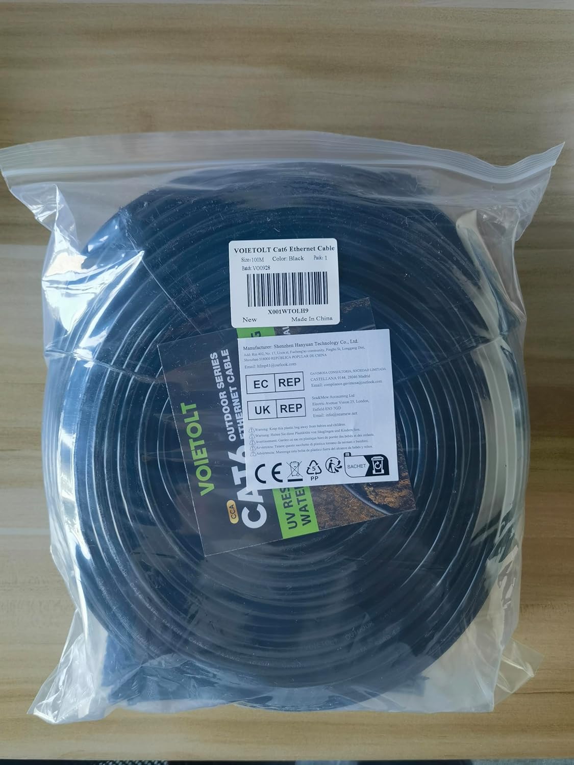 Cat 6 Outdoor Ethernet Cable 100 ft - Image 3