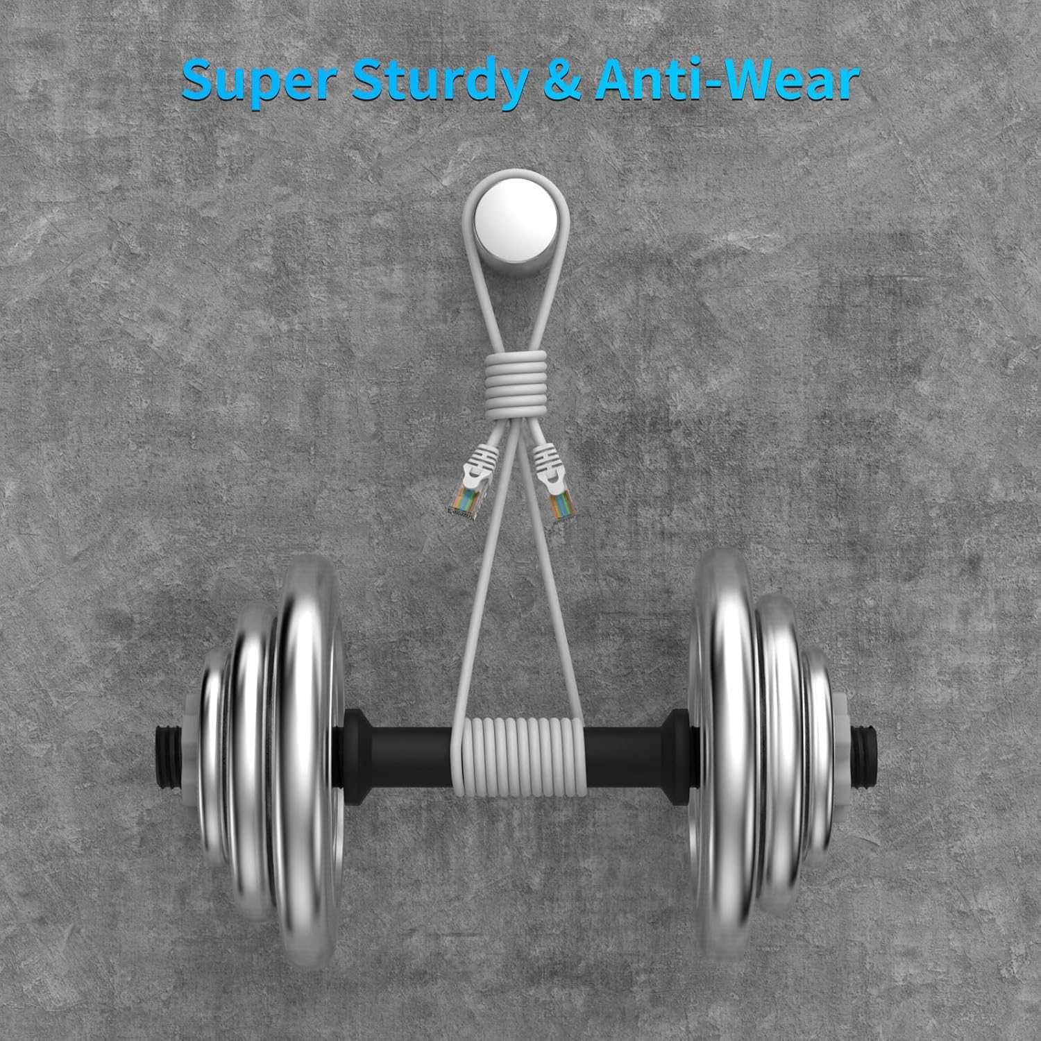 cat 6 ethernet Cable 100 ft Heavy Duty Internet Cable - Image 2