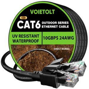 Cat 6 Outdoor Ethernet Cable 100 ft