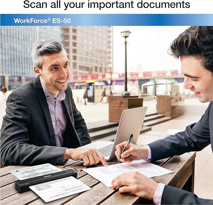 Epson WorkForce ES-50 Portable Sheet-Fed Document Scanner for PC and Mac - Image 7