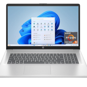 HP 17.3 inch Laptop, HD+ Display, AMD Ryzen 5 7520U