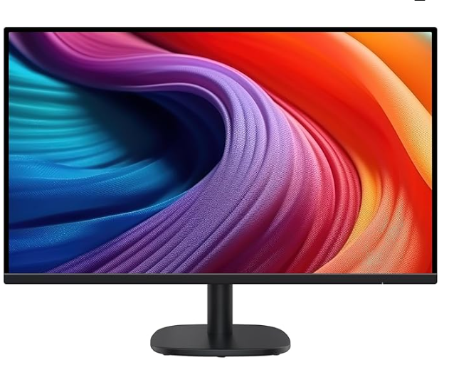 Amazon Basics 27 inch Monitor, FHD 1080P, Max 100Hz, VESA Compatible, Built-in Speakers, Black