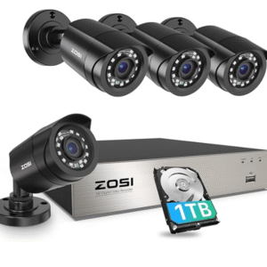 ZOSI 3K Lite Security Camera System with AI Human Vehicle Detection