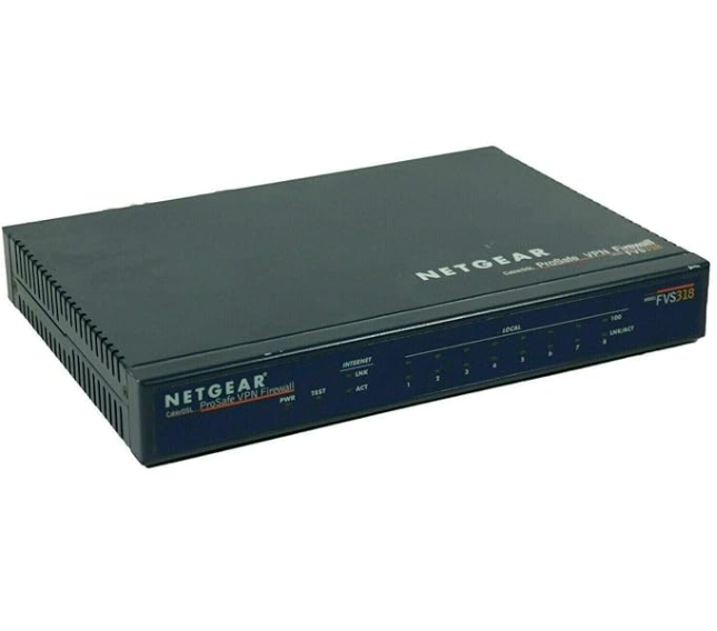 NETGEAR FVS318 ProSafe VPN Firewall 8 with 8-Port 10/100 Switch