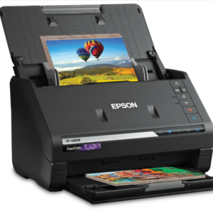 Epson FastFoto FF-680W Wireless High-Speed Photo and Document Scanning System, Black
