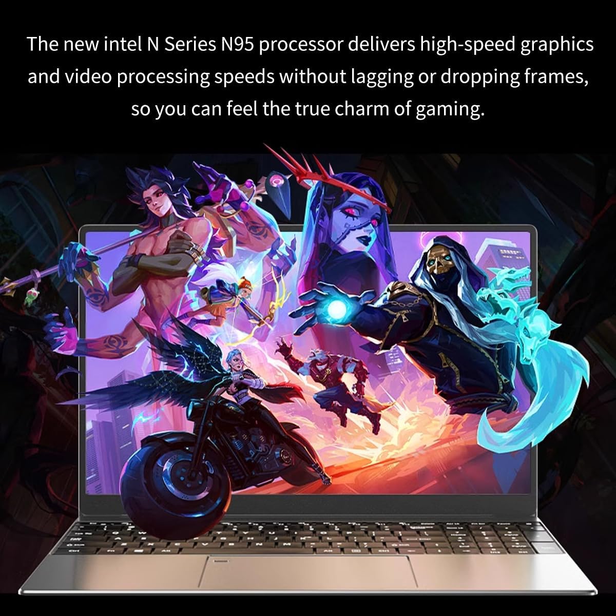 Gaming Laptop 15.6" FHD,Intel N95 Turbo Boost - Image 2